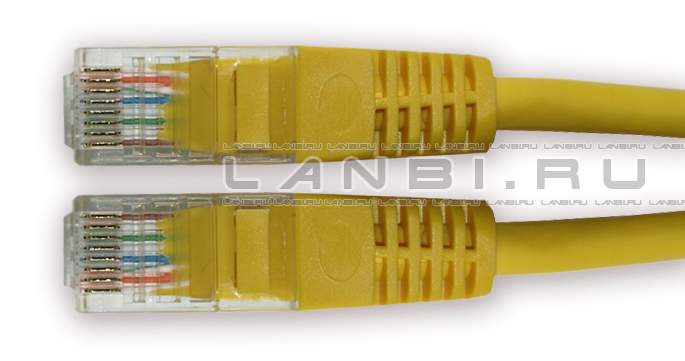 Патч корд UTP 0,5 м RJ45 (NM13001-005YL) шнур коммутационный NeoMax