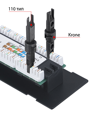 Патч-панель настенная, 12 портов RJ-45, категория 5е.<br />Заделка Dual IDC (Krone и 110 тип).